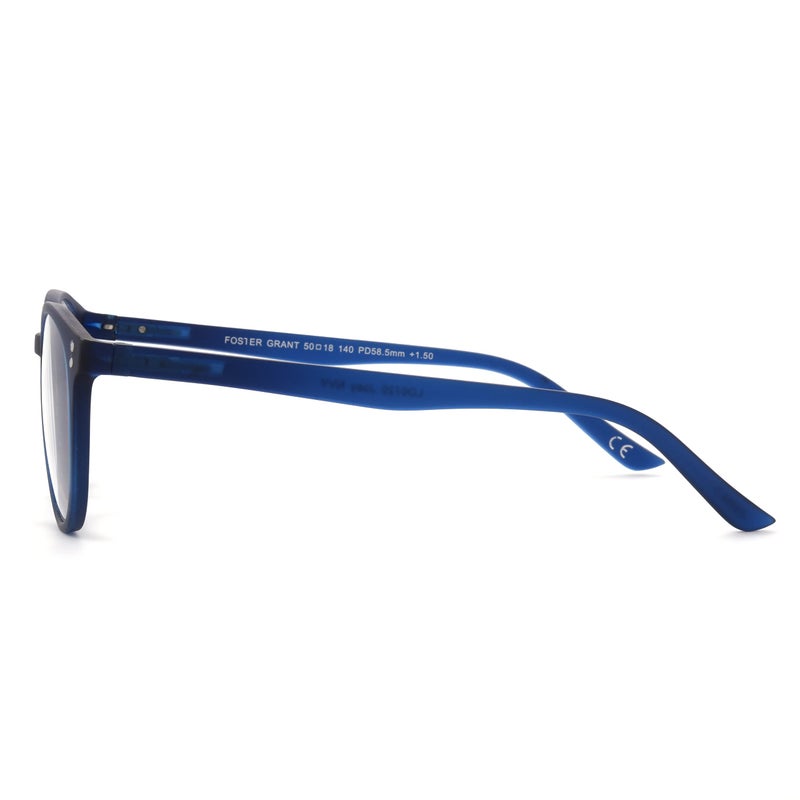 Foster Grant Unisex Joey Anti-fog Blue Light Readers Reading Glasses, Matte Rubberized Navy, 50 Mm US - Image 5